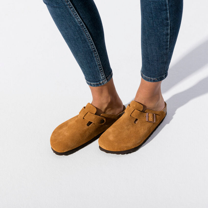 Birkenstock Brown Suede Boston store