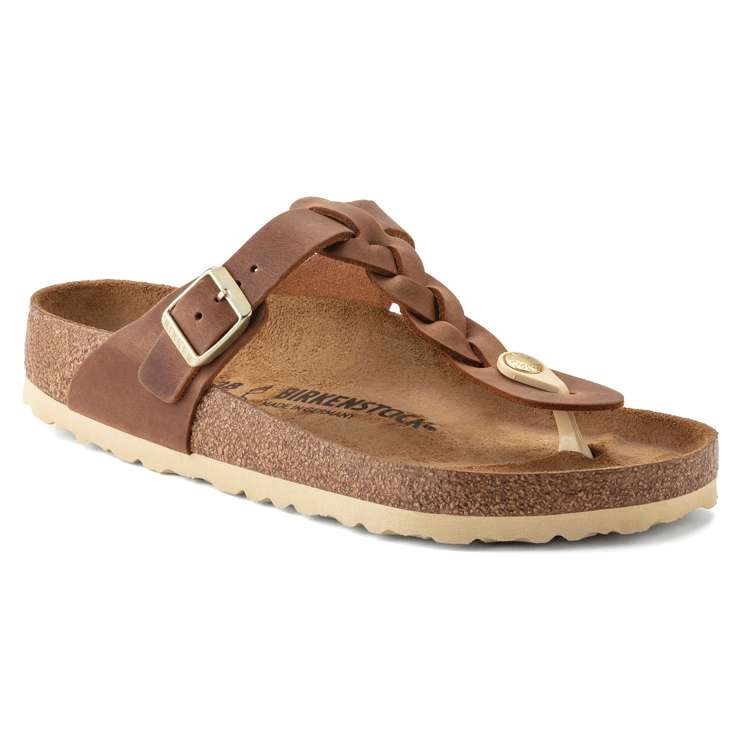 Women's Gizeh Braided Cognac SHOES BIRKENSTOCK