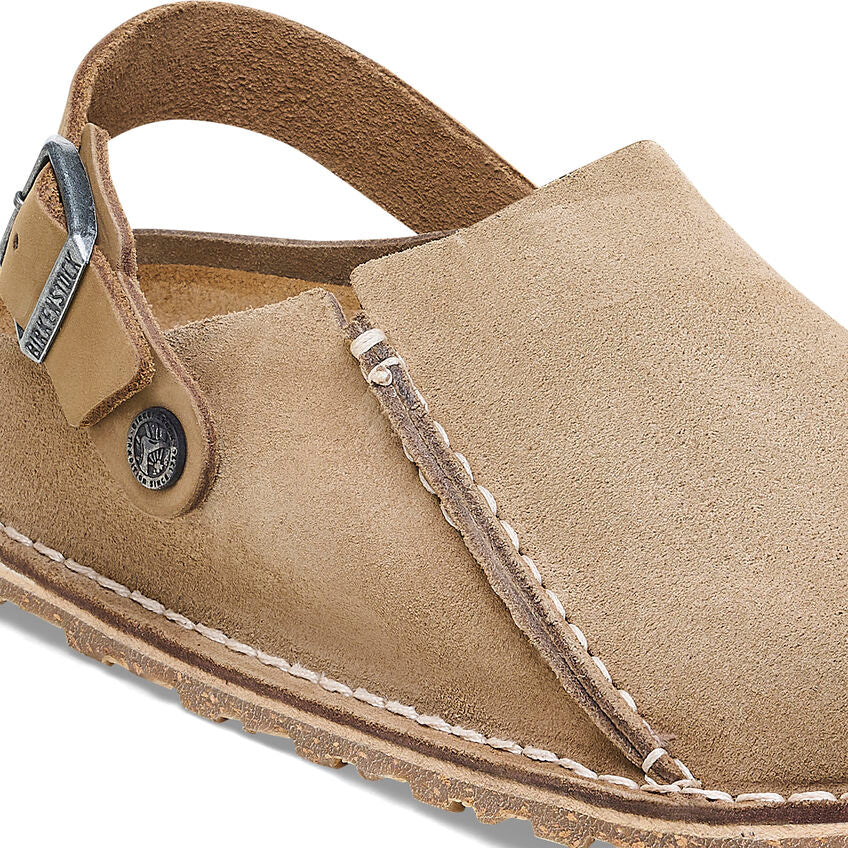 Lutry Women's Premium Grey Taupe Suede SHOES BIRKENSTOCK