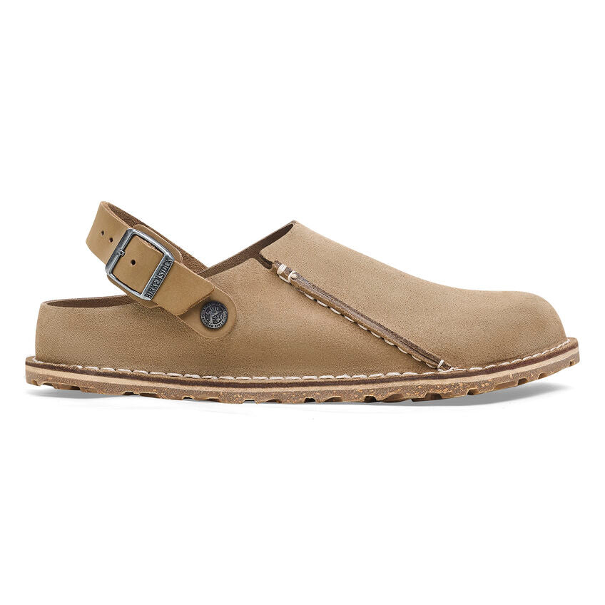 Lutry Premium Grey Taupe Suede SHOES BIRKENSTOCK