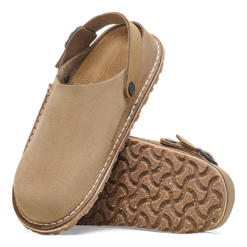 Lutry Premium Grey Taupe Suede SHOES BIRKENSTOCK 41R Taupe