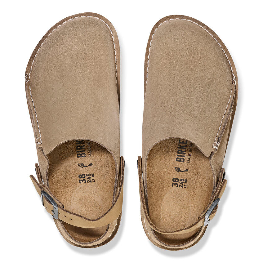 Lutry Premium Grey Taupe Suede SHOES BIRKENSTOCK