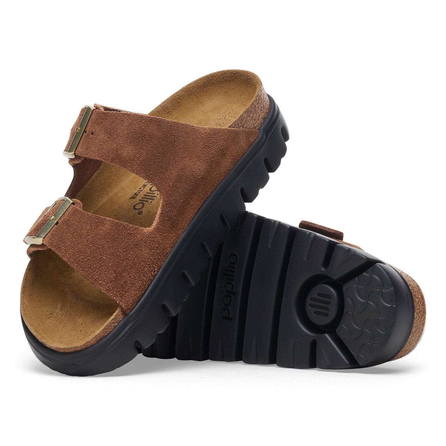 Papillio by Birkenstock Women's Arizona Chunky Dark Tea SHOES BIRKENSTOCK 36 Dark Tea Narrow
