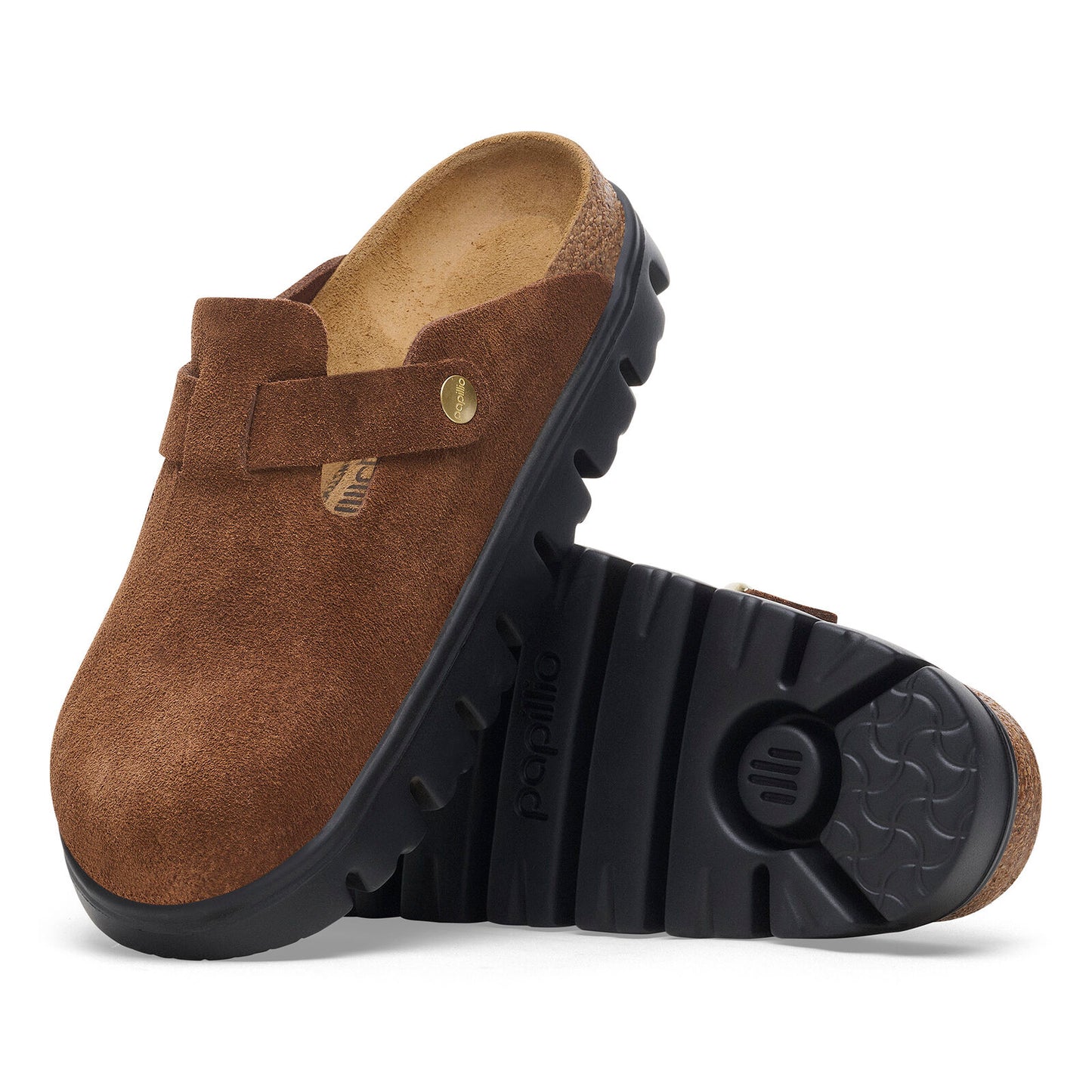 Papillio by Birkenstock Women's Boston Chunky Dark Tea SHOES BIRKENSTOCK 36N Dark Tea