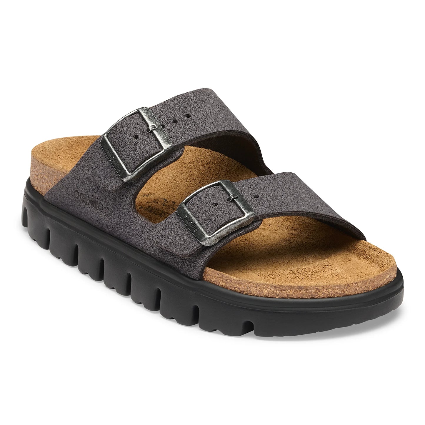 Women's Arizona Chunky Velvet Gray Birkibuc