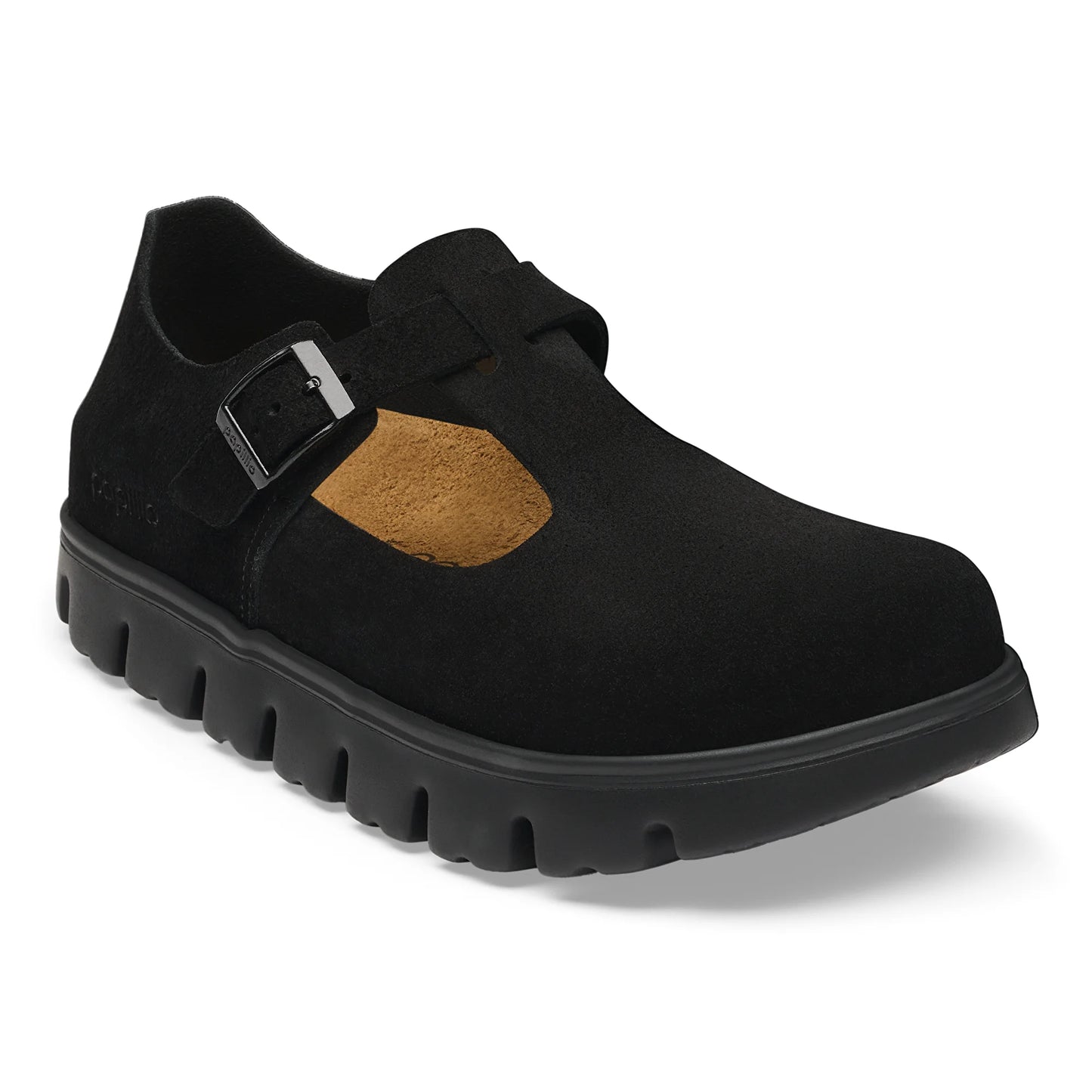 Women's Paris Chunky Black Suede