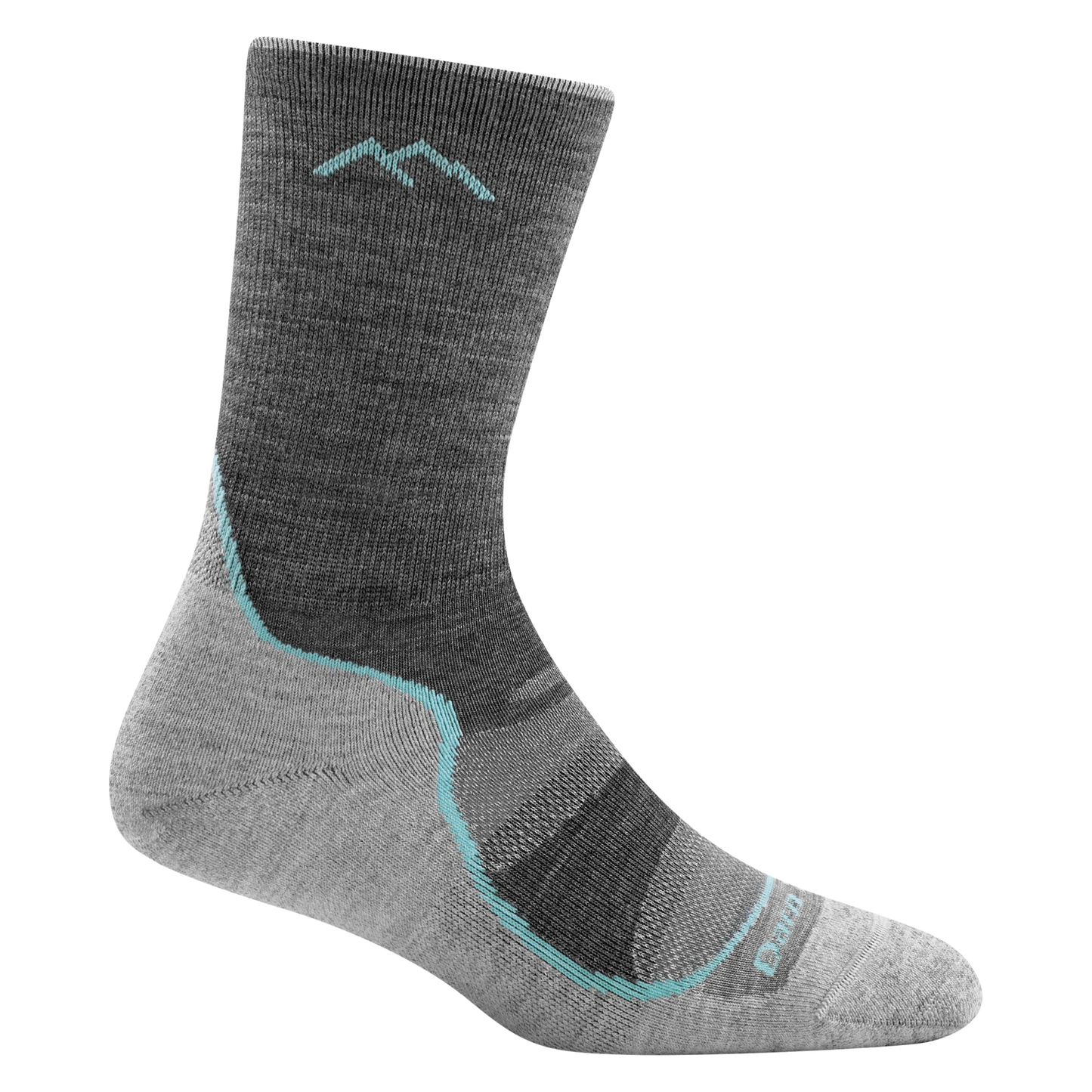 Darn Tough Women's Light Hiker Micro Crew SOX DARN TOUGH S (4.5-7) Slate
