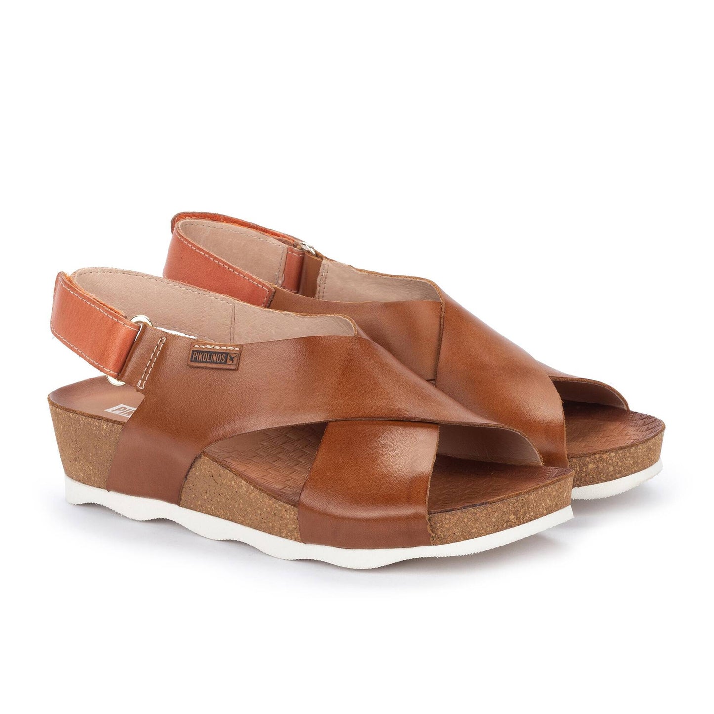 Pikolinos Mahon Cross-Strap Sandal SHOES PIKOLINOS 36 Brandy