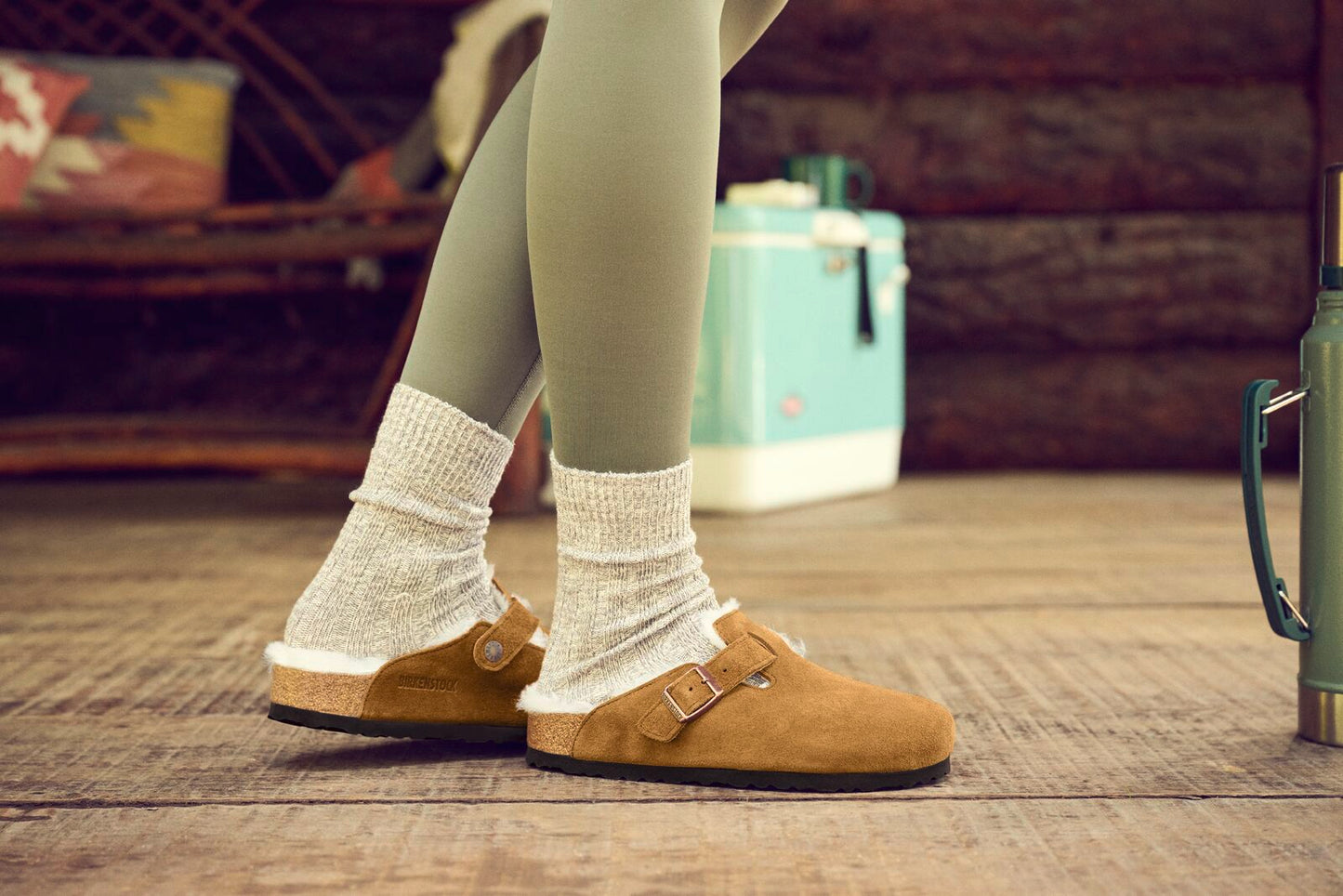 Unisex Boston Shearling Mink