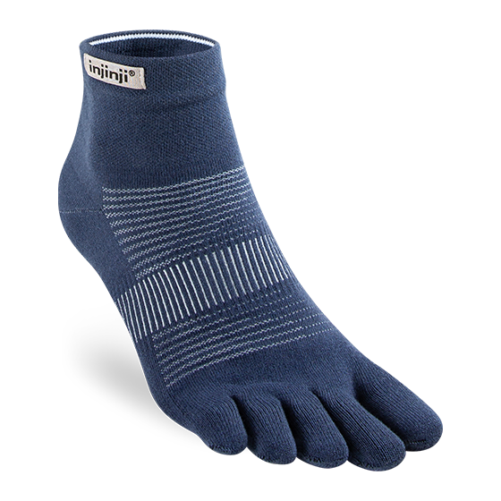 Unisex Lightweight Mini Crew SOX INJINJI M (M 8-10/W 9-11.5) Navy