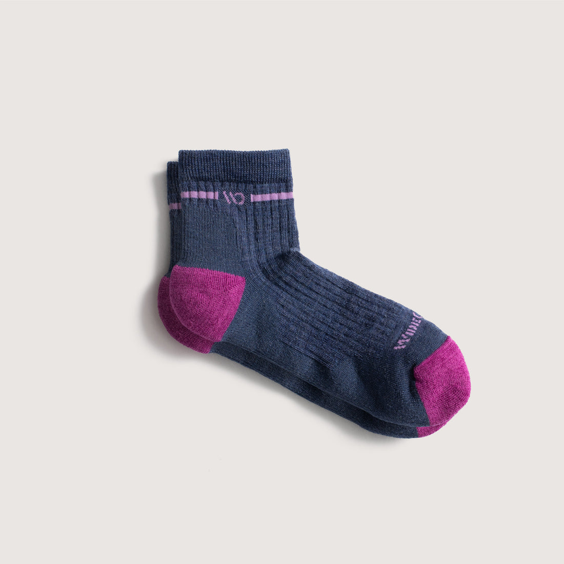 Wide Open Women's Quarter Stripe SOX WIDE OPEN S (4.5-7) Denim
