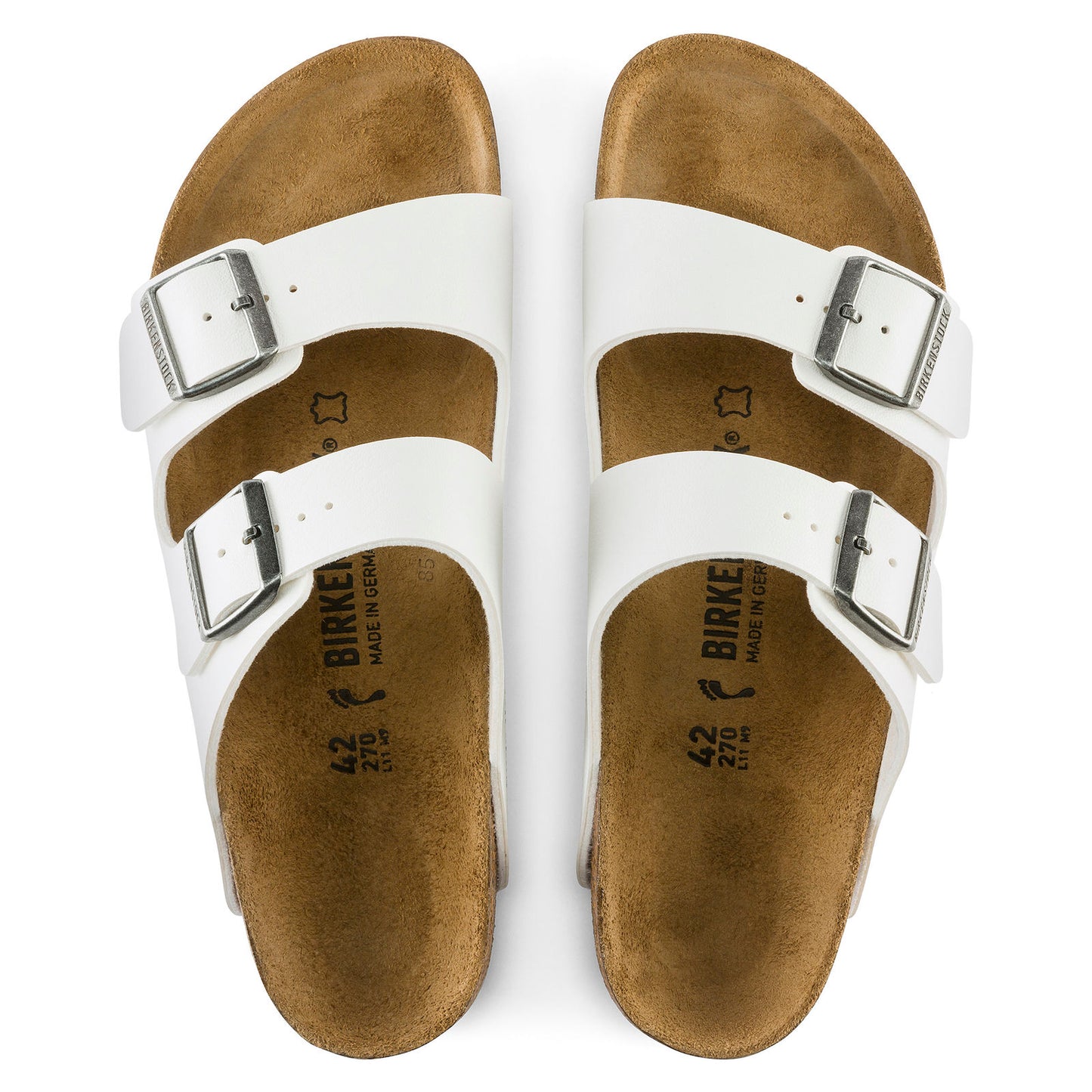 Unisex Arizona White Birko-Flor SHOES BIRKENSTOCK