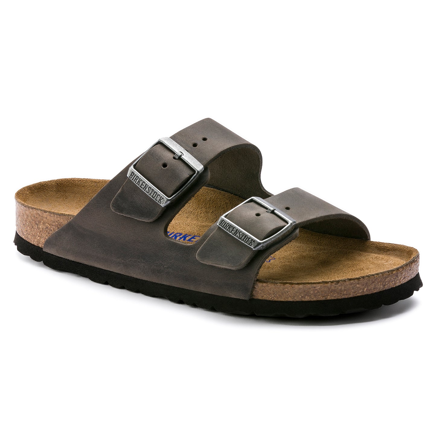 Unisex Arizona Iron Oiled Leather Soft Footbed Sandals BIRKENSTOCK