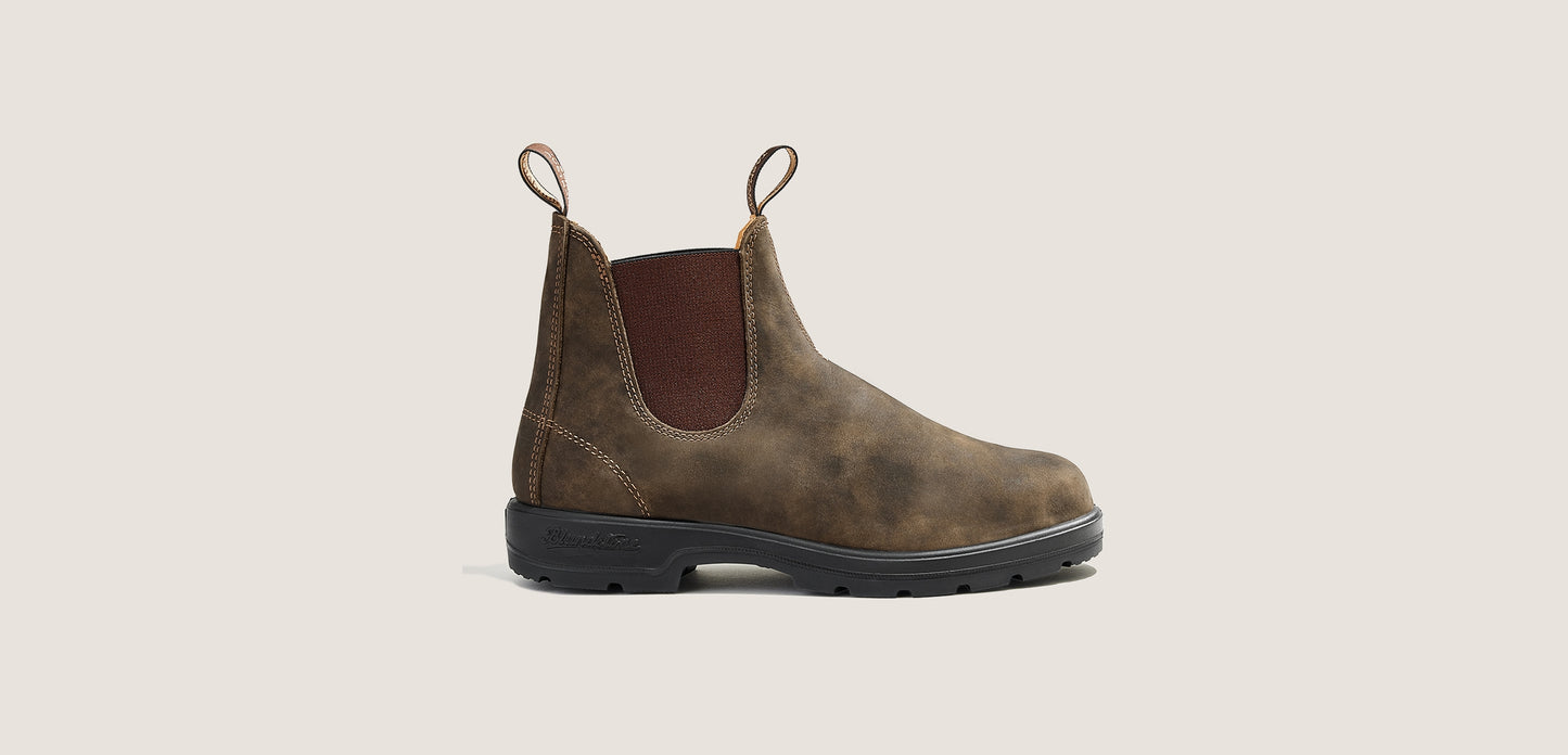 Blundstone Unisex 585 SHOES BLUNDSTONE 3 (W 6) Rustic Brown