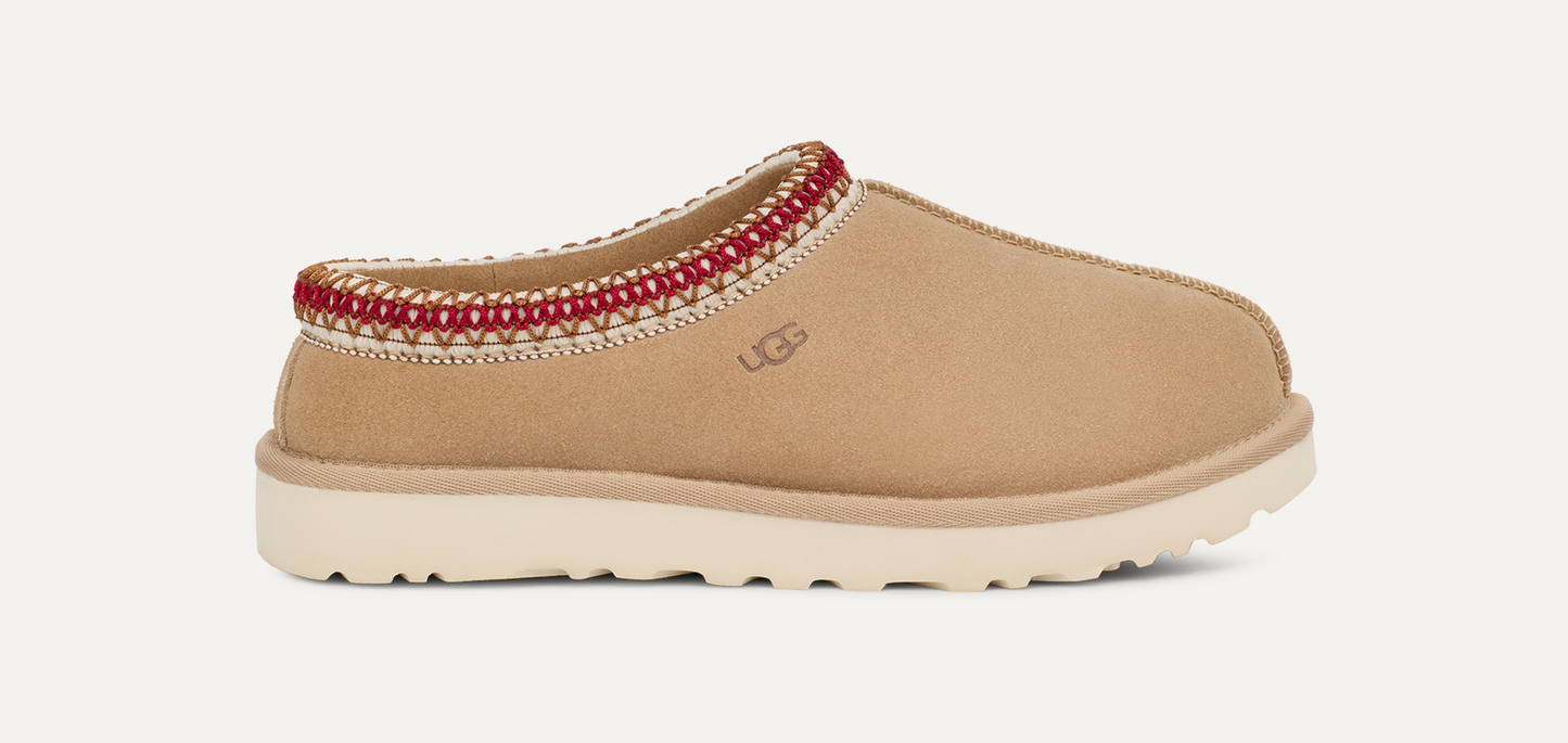 Tasman Women's SLIPPERS UGG AUSTRALIA 5 Sand Dark Cherry