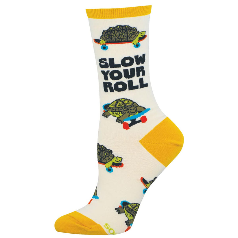 Slow Your Roll SOX SOCKSMITH Ivory