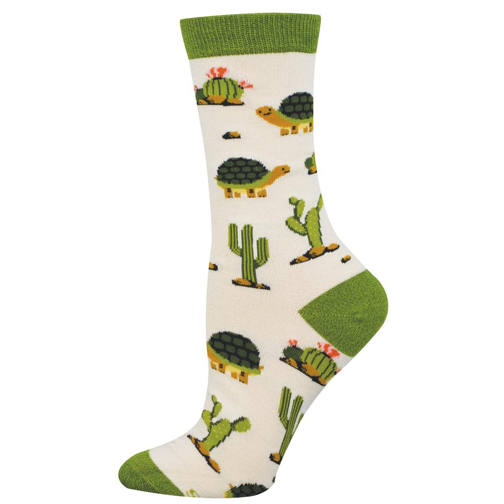 Women's Deserted Tortois Bamboo SOX SOCKSMITH Ivory