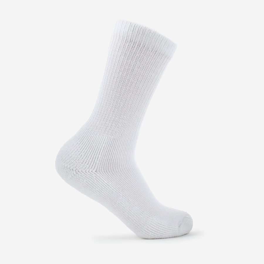 Thorlos Women's Moderate Cushion Diabetic Crew SOX THORLO M (7-9) White