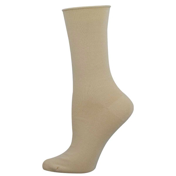 Socksmith Women's Solid Bamboo Static SOX SOCKSMITH Ivory