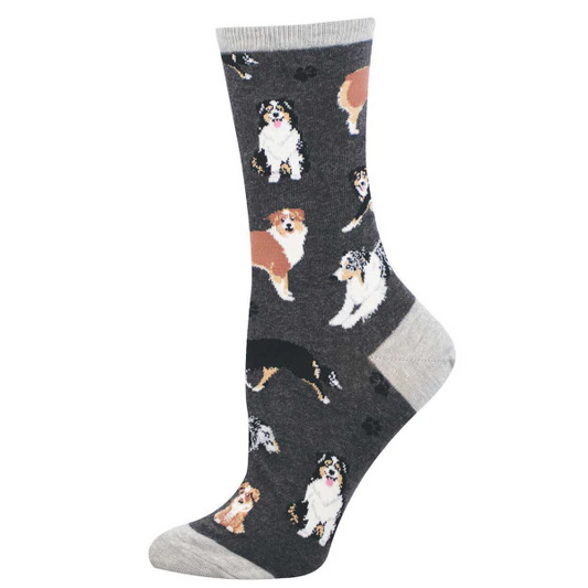 Socksmith Women's Aussies SOX SOCKSMITH Charcoal