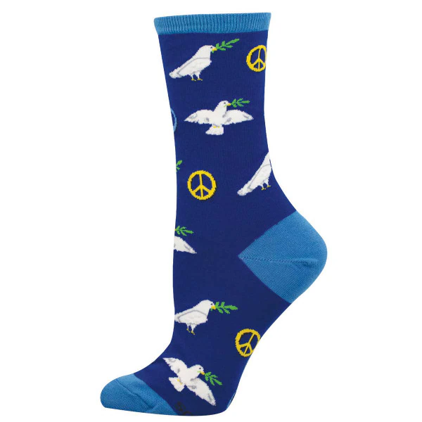 Socksmith Women's Peace Dove SOX SOCKSMITH Navy