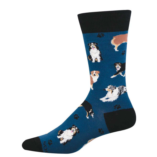 Socksmith Men's Aussies SOX SOCKSMITH Blue