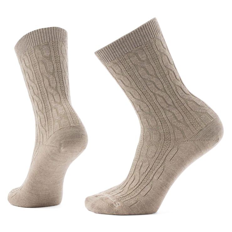 Smartwool Women's Everyday Cable Crew SOX SMARTWOOL M (7-9.5) Fossil
