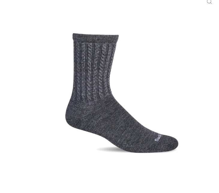 Sockwell Women's Pucker Cable SOX SOCKWELL M/L (8-11) Charcoal