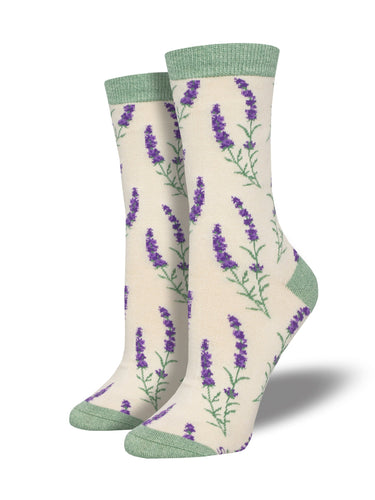 Socksmith Lovely Lavender Bamboo Sock SOX SOCKSMITH Ivory  