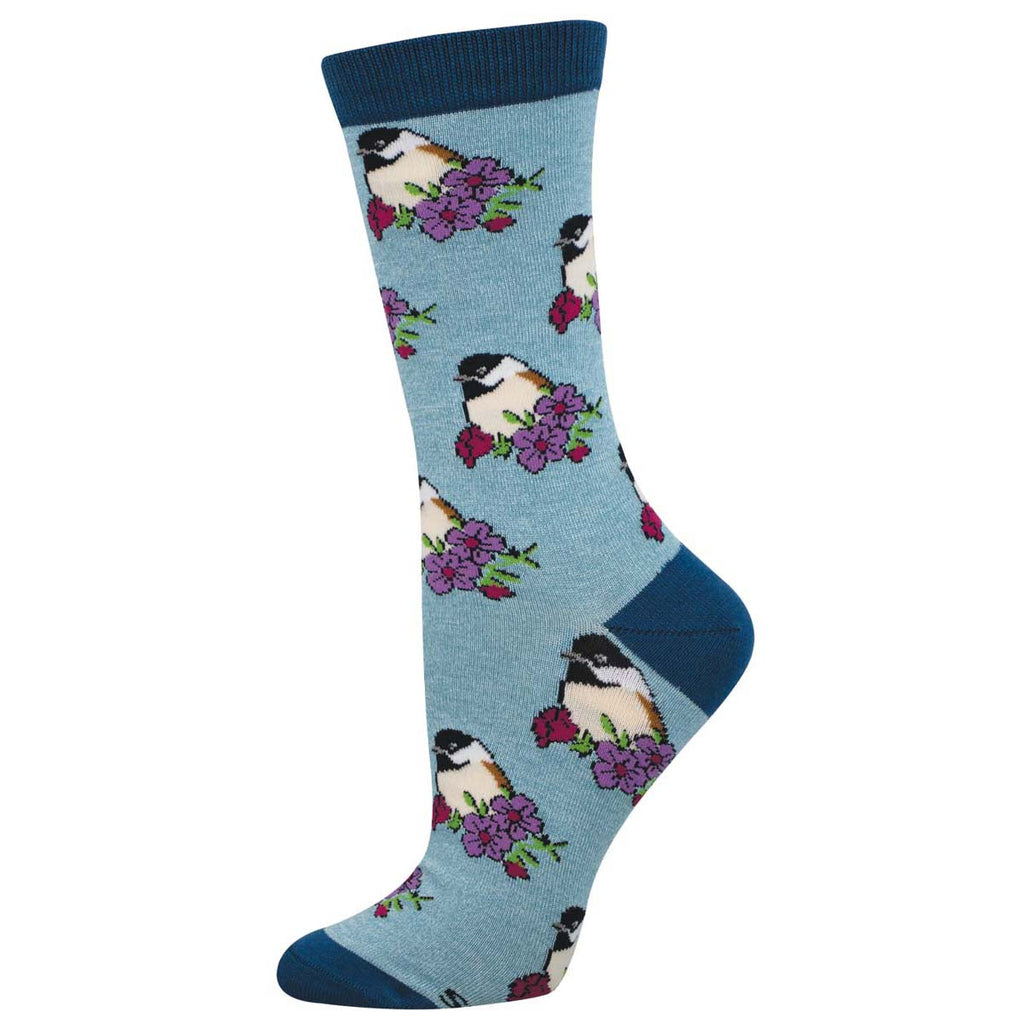 Women's Perching Chickadee SOX SOCKSMITH Blue