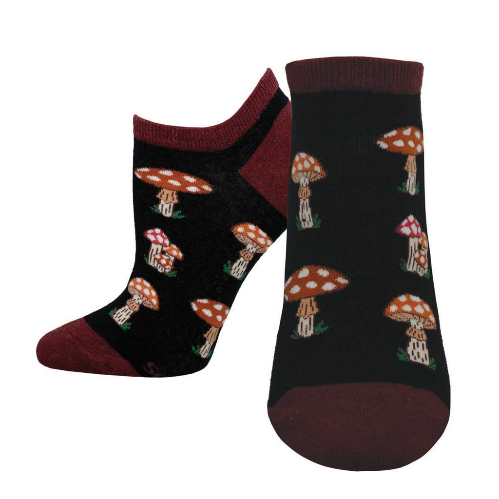Socksmith Women's Ped Digging for Mushrooms SOX SOCKSMITH Black