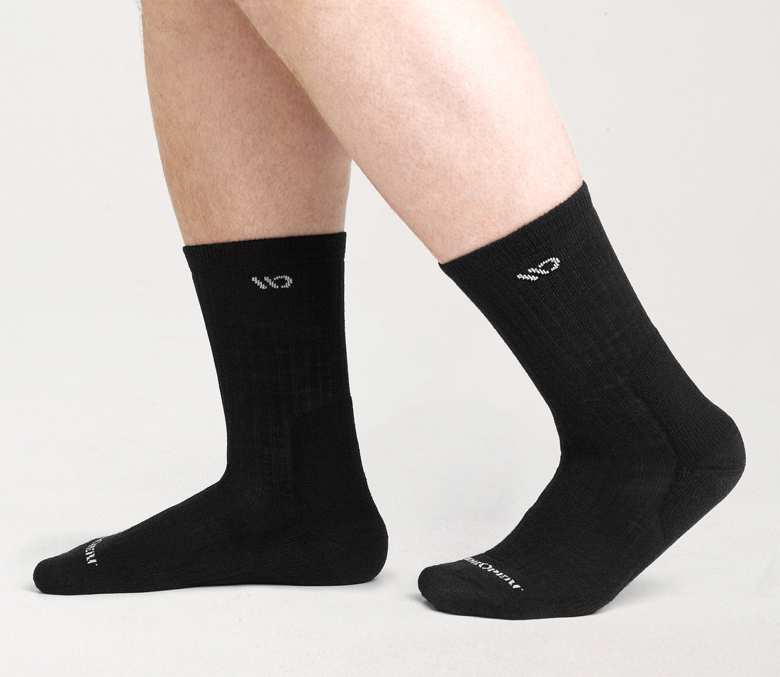 Wide Open Men's Solid Crew SOX WIDE OPEN
