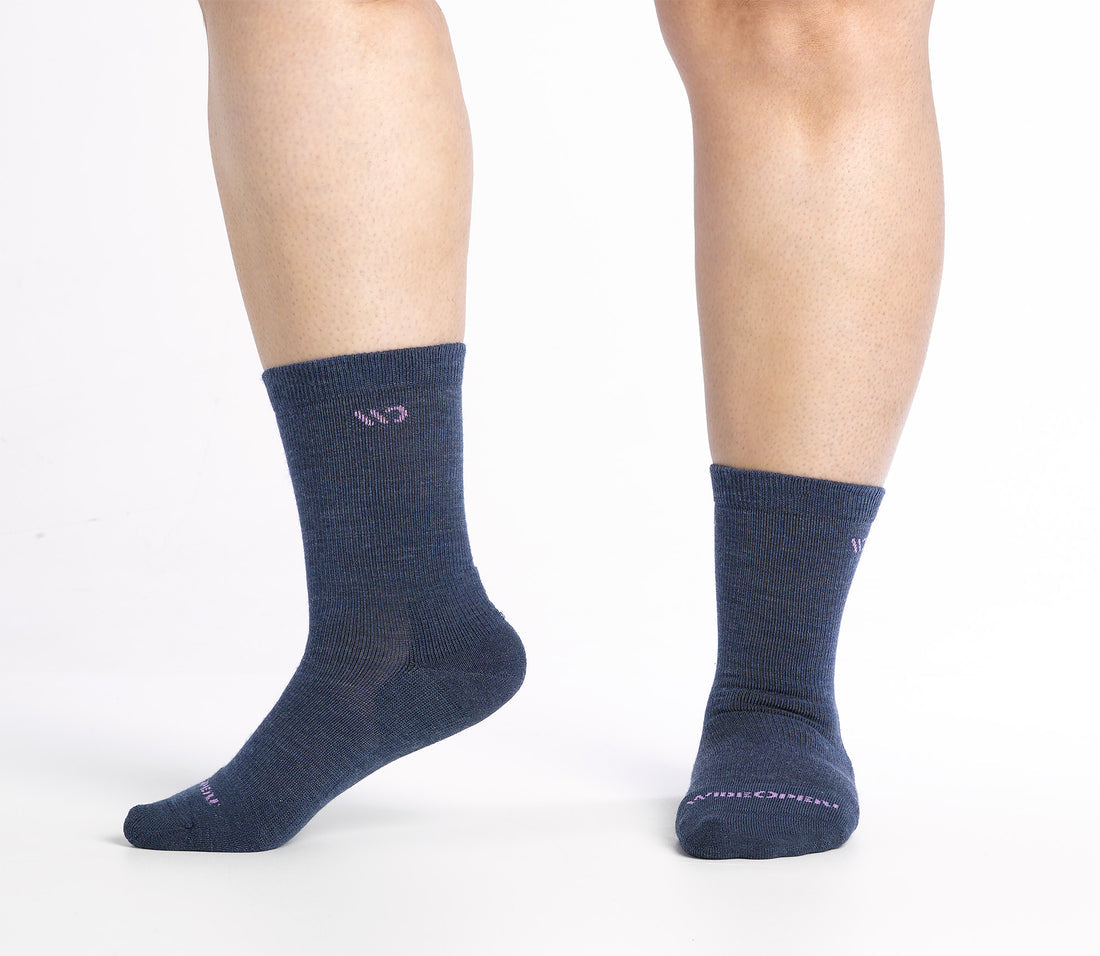Wide Open Women's Solid Crew SOX WIDE OPEN