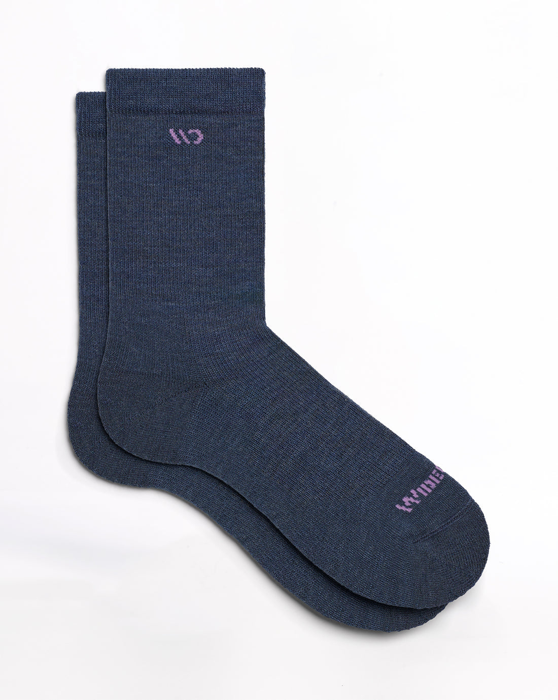Wide Open Women's Solid Crew SOX WIDE OPEN M (7.5-9.5) Denim