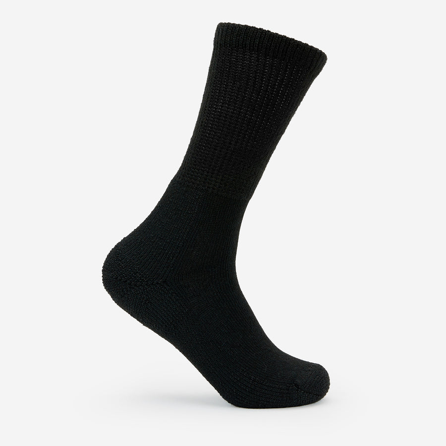 Thorlos Unisex Moderate Cushion Walking Crew SOX THORLO L (M 9-12.5/W 10.5-13) Black