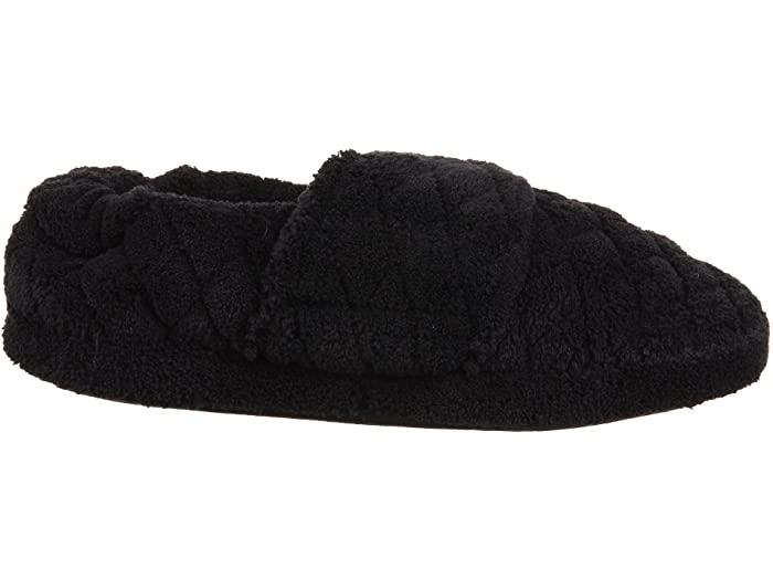 Acorn Adjustable Spa Wrap SLIPPERS ACORN S (5-6) Black