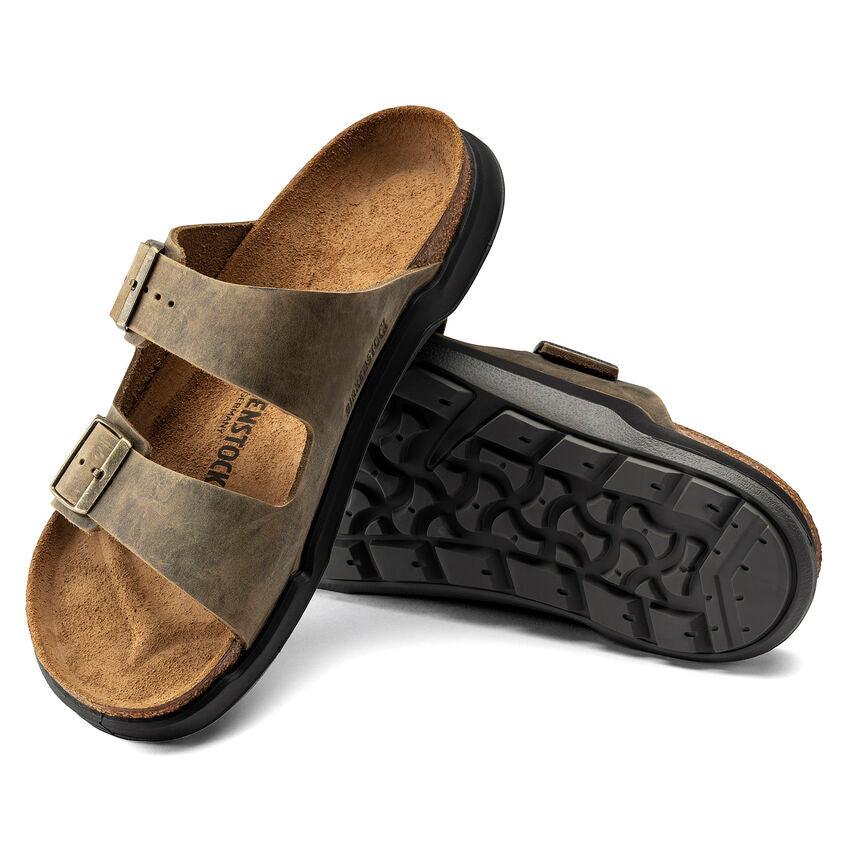 Birkenstock Men's Arizona Rugged Faded Khaki SHOES BIRKENSTOCK 40R Khaki