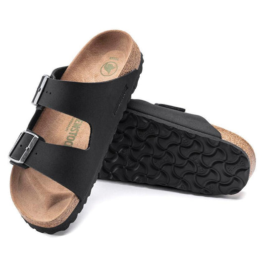 Birkenstock Unisex Arizona Vegan Black SHOES BIRKENSTOCK 35N Black