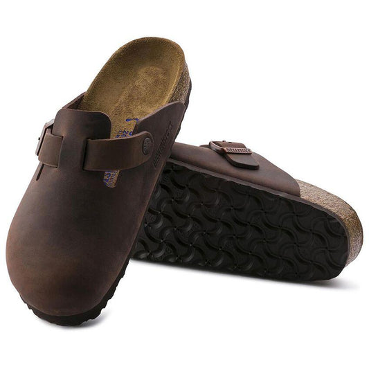 Birkenstock Unisex Boston Habana Oil Soft Footbed SHOES BIRKENSTOCK 36N Habana