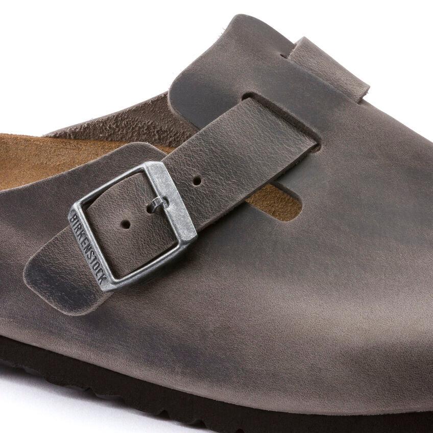 Birkenstock Boston Iron Oiled Leather Soft Footbed SHOES BIRKENSTOCK