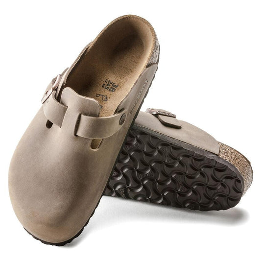 Birkenstock Unisex Boston Tobacco Oil Classic Footbed SHOES BIRKENSTOCK 36R Tobacco