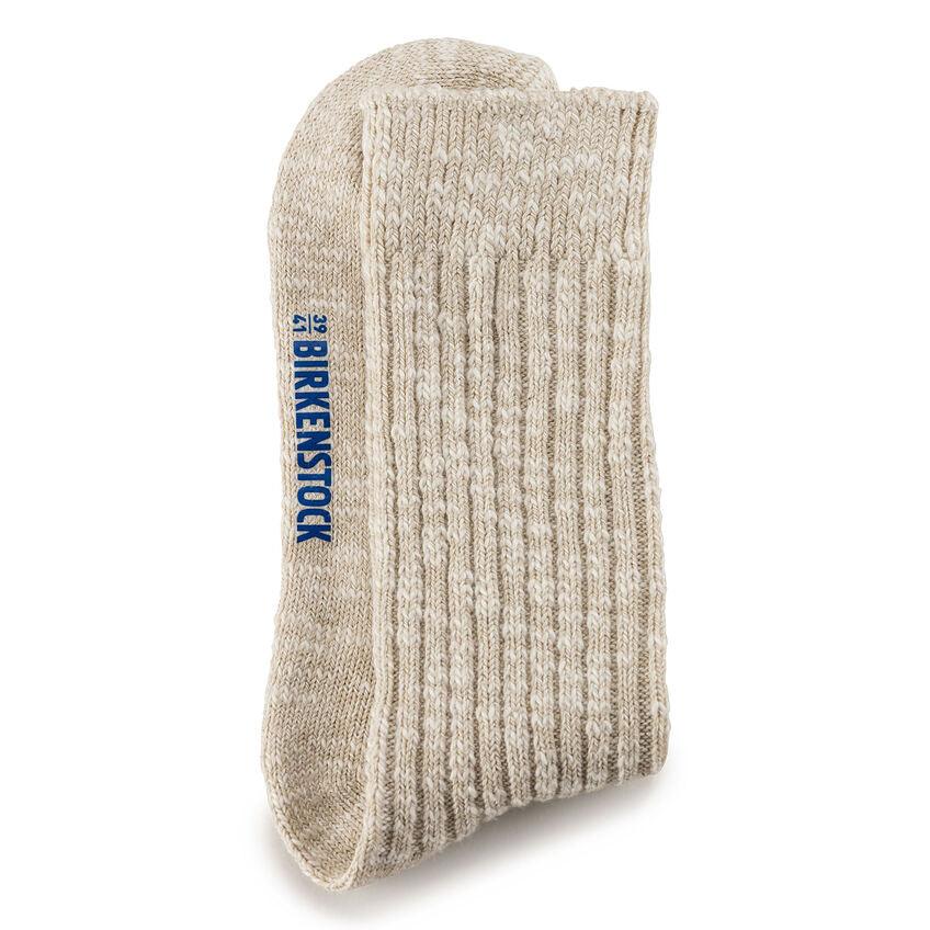 Birkenstock Women's Cotton Slub SOX BIRKENSTOCK S (EU 36-38) Beige