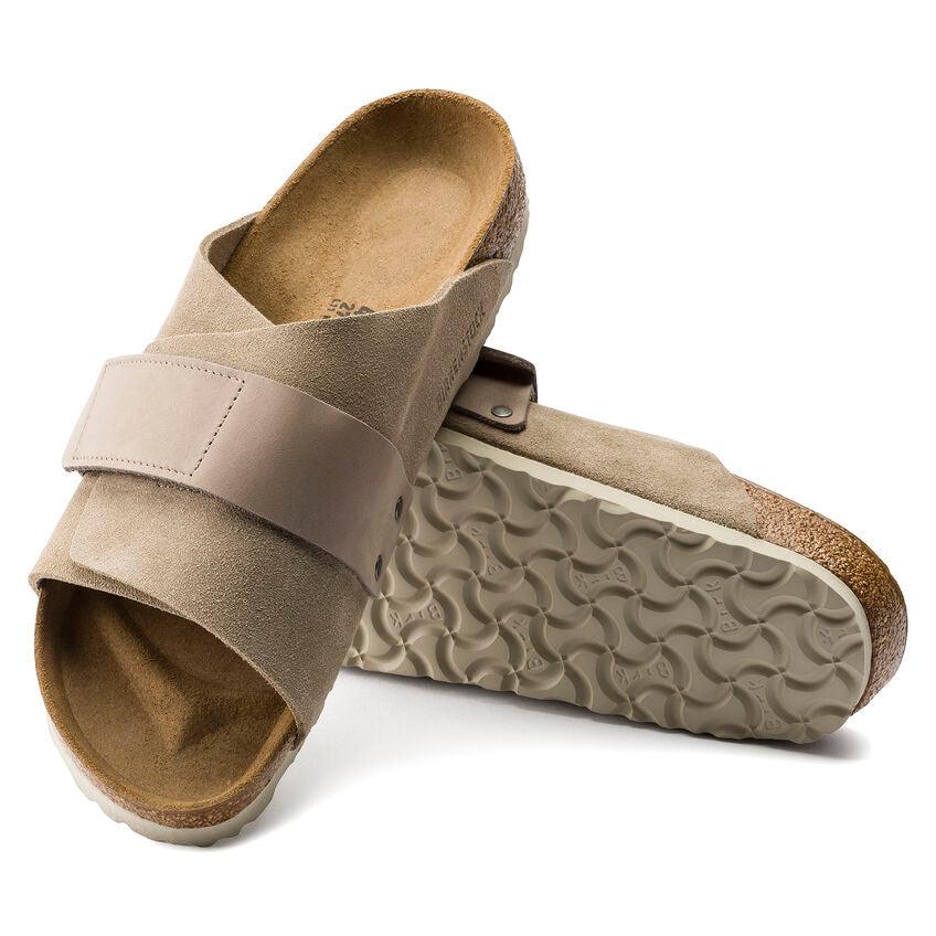 Birkenstock Kyoto Taupe Suede SHOES BIRKENSTOCK 35N Taupe