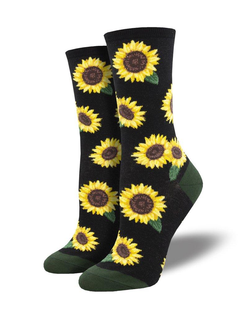 Women's More Blooming Socks SOCKSMITH Black