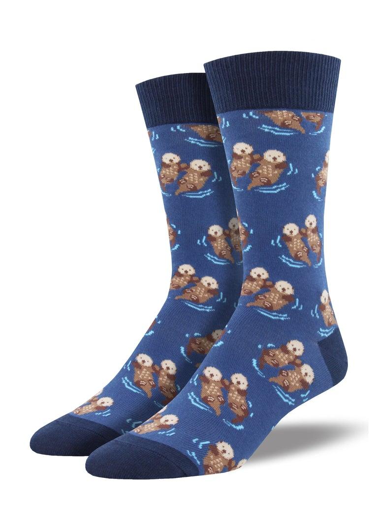 Socksmith Men's Significant Otter Crew SOX SOCKSMITH Blue