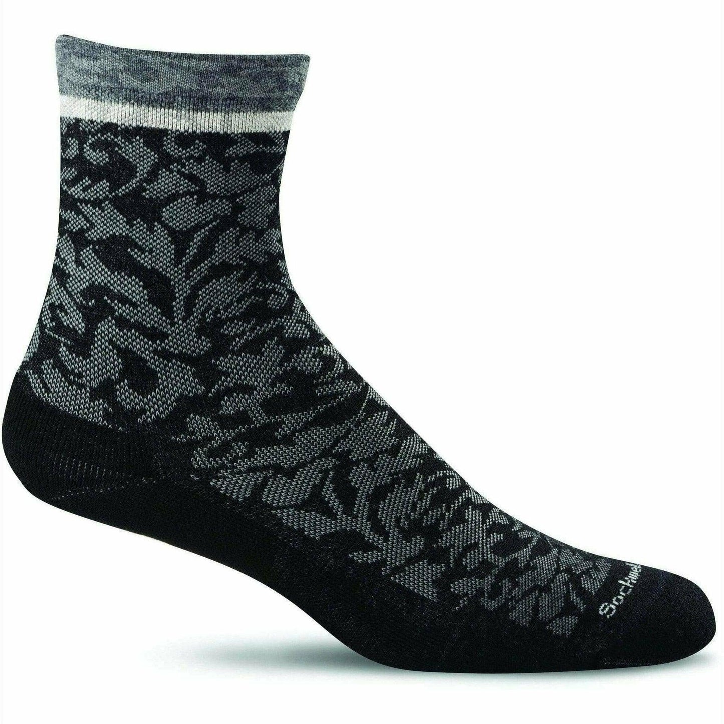 Sockwell Women's Plantar Cush Firm Compression SOX SOCKWELL S/M (4-7.5) Black