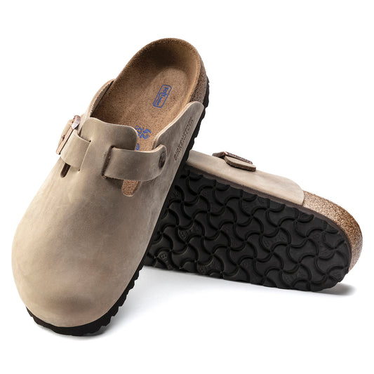 Birkenstock Unisex Boston Tobacco Oil Soft Footbed SHOES BIRKENSTOCK 36N Tobacco