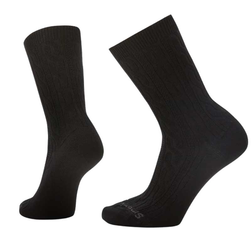 Smartwool Women's Everyday Cable Crew SOX SMARTWOOL M (7-9.5) Black