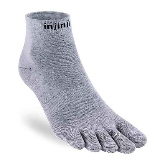 Injinji Liner Mini Crew SOX INJINJI S Grey 