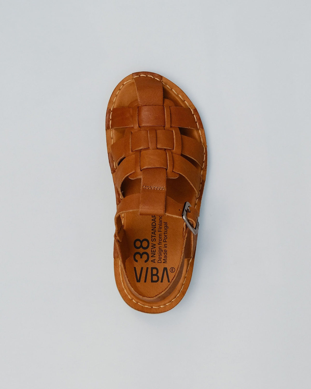 Women's Capri Fisherman SHOES VIBAe 36 Cognac